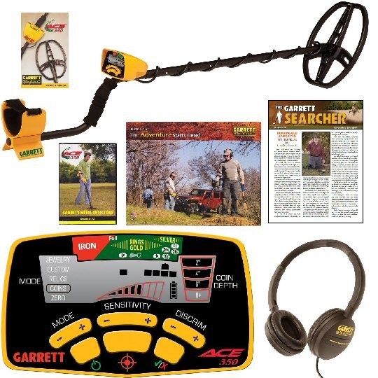 Garrett Ace 350 Metal Detector – Big Boys Hobbies Metal Detectors