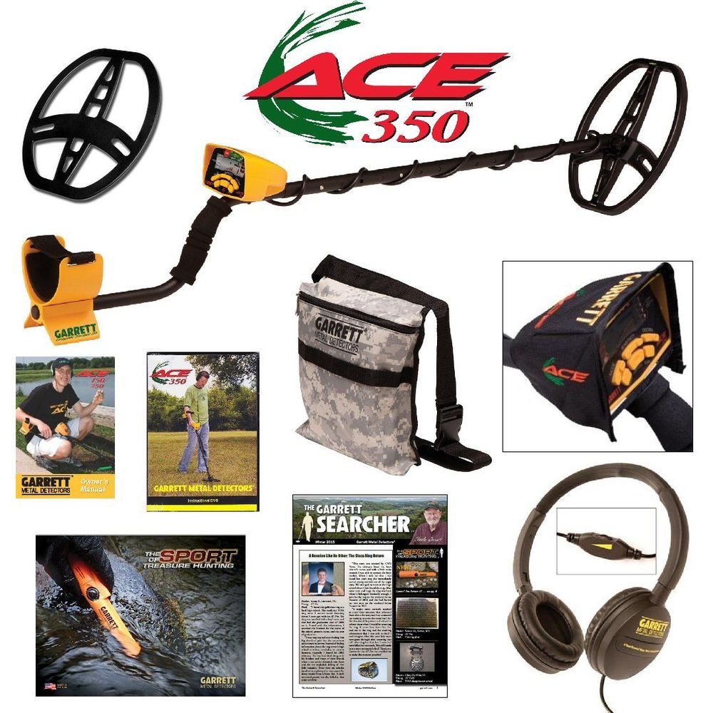 Garrett Ace 350 Discovery Pack – Big Boys Hobbies Metal Detectors