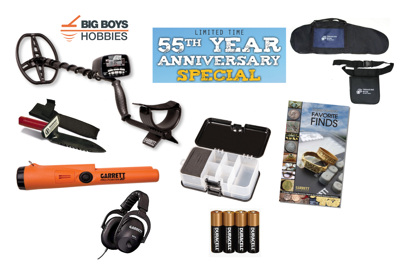 Garrett AT Pro 55-Year Anniversary Special Metal Detector – Big