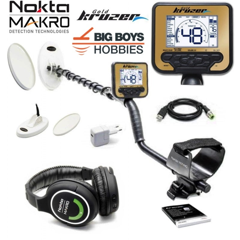Nokta Gold Kruzer 61kHz Waterproof Detector - 2 Coils Included