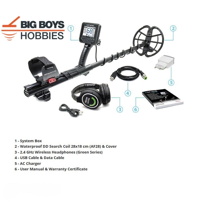 金属探知機Nokta Makro Anfibio Nokta Makro Anfibio Multi Waterproof Metal Detector Multi