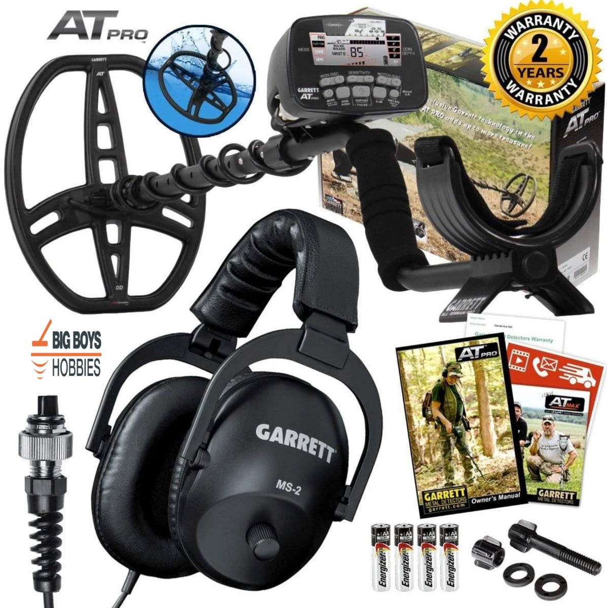 Garrett AT Pro Metal Detector – Big Boys Hobbies Metal Detectors