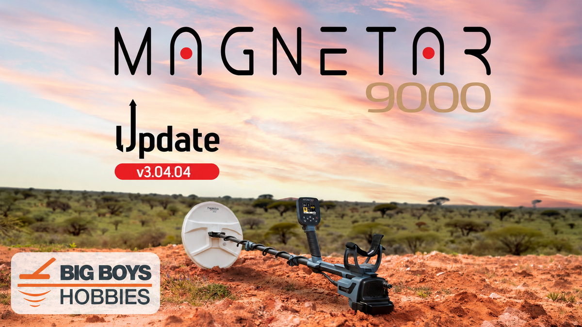 Nokta Magnetar 9000 software update v3.04.04 with improved ground balancing and stability