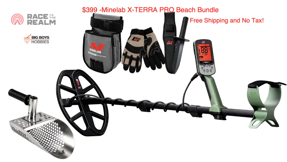 $399 -Minelab X-TERRA PRO Beach Bundle