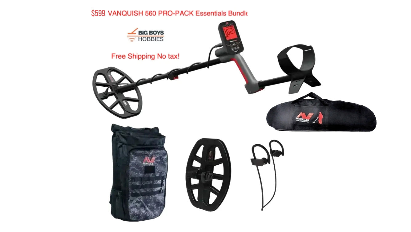 Minelab VANQUISH 560 Pro-Pack Metal Detector