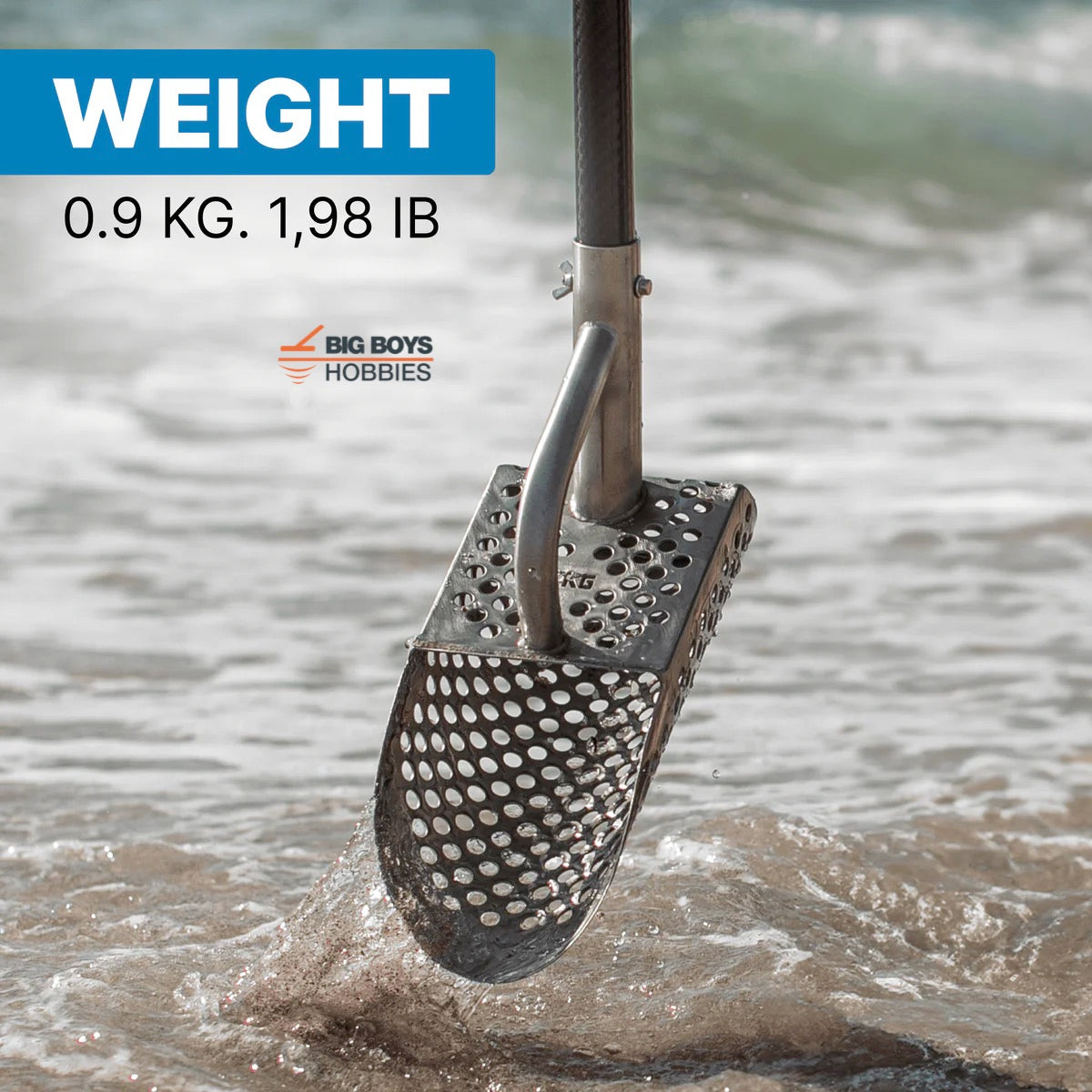 CKG Universal Stainless Steel Sand Scoop for Metal Detecting