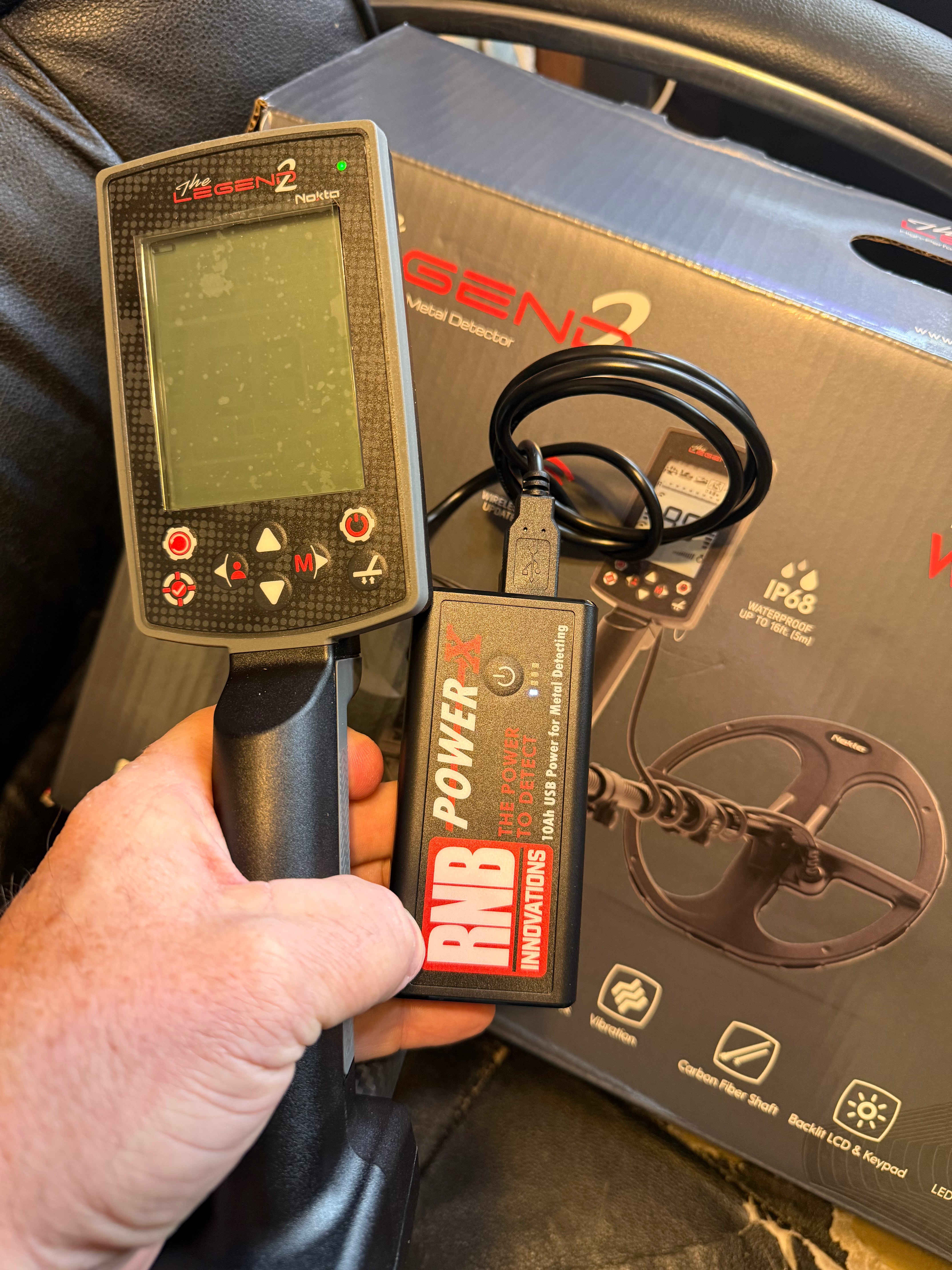 RNB POWER-X USB Power Pack for Minelab Manticore, Equinox & Nokta Legend 2 (New Version)