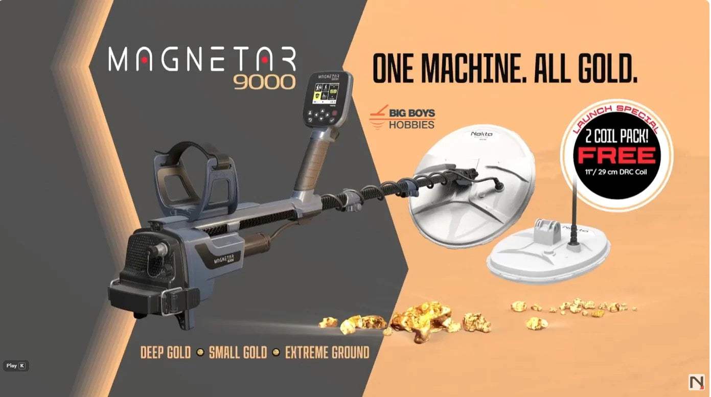 Nokta Magnetar 9000 Pulse Induction Metal Detector - No Tax