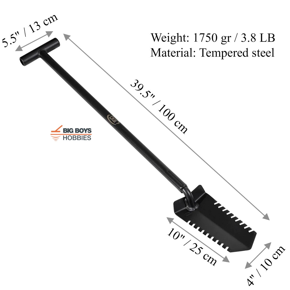 CKG Metal Detecting T-Handle Shovel