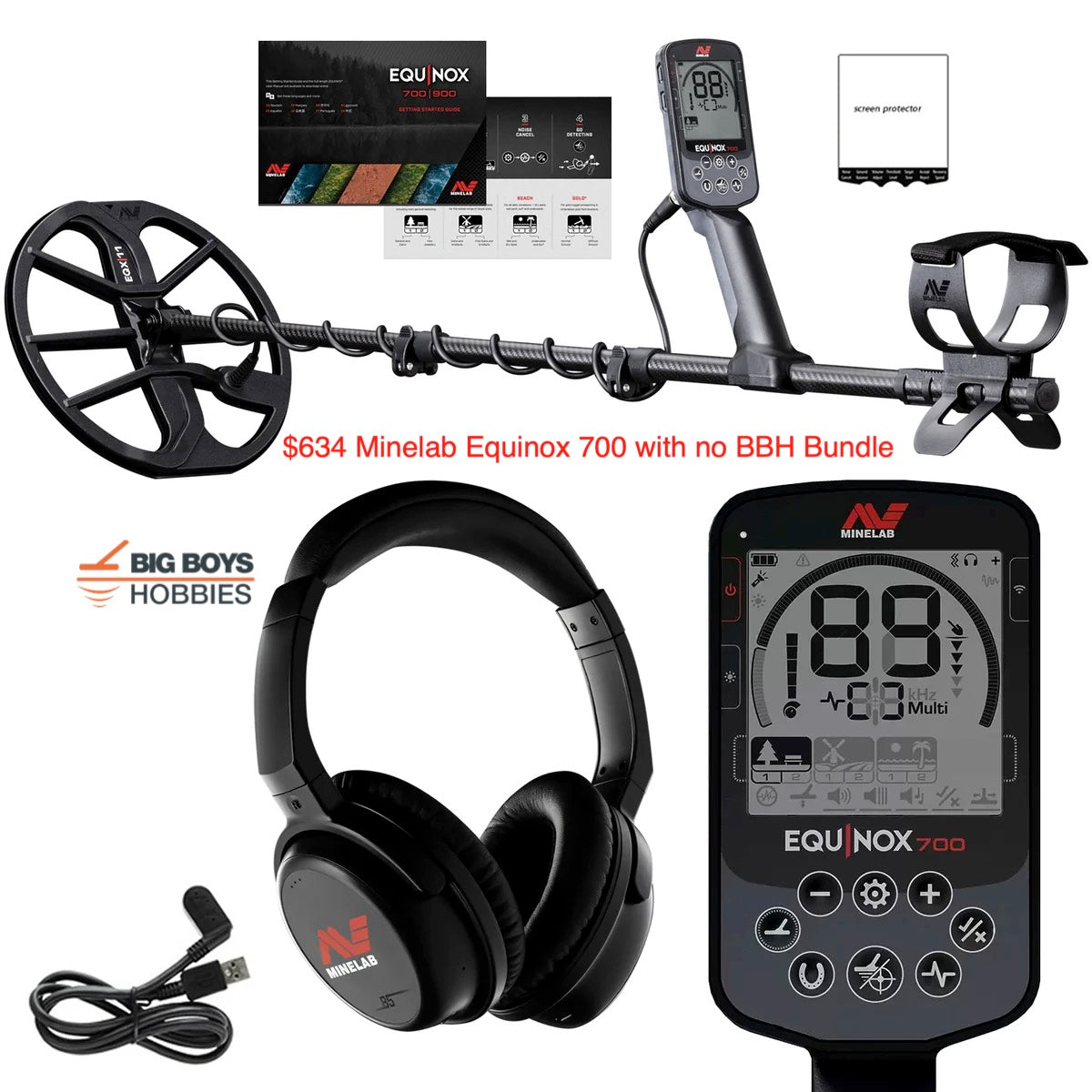 Minelab Equinox 700 Metal Detector – $634 August Special | No tax