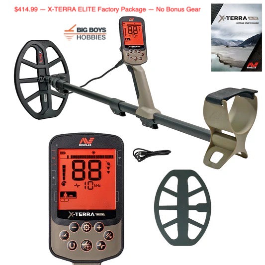 Minelab X-TERRA ELITE & Expedition Pack Bundles - No tax