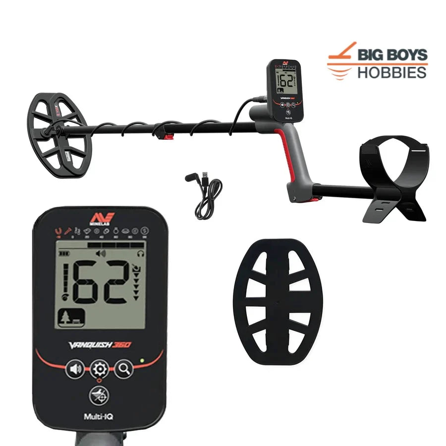 Minelab VANQUISH 360 Metal Detector – Waterproof Multi-IQ - No tax!