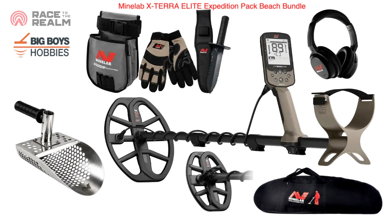 Minelab X-TERRA ELITE or EXPEDITION PACK - Free Minelab Carry Bag and Pouch! NO Tax!