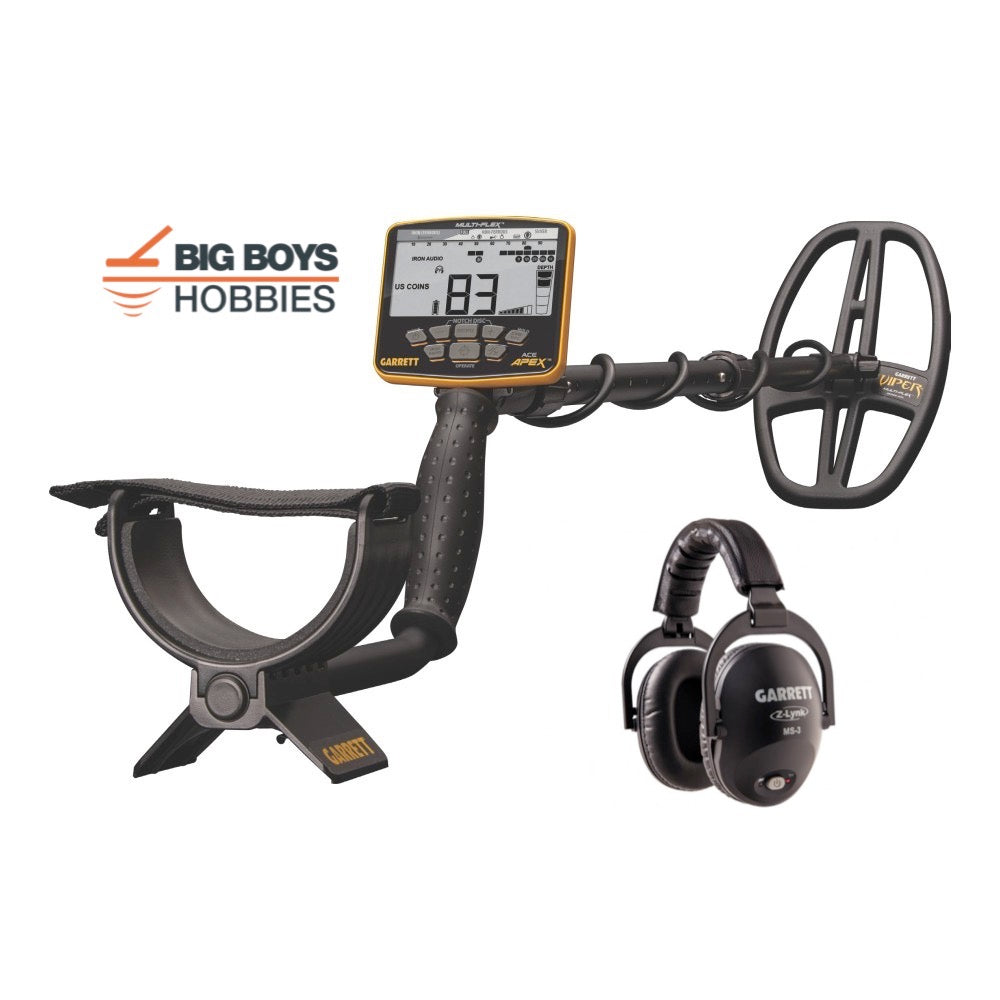 Garrett Apex with Wireless Headphones