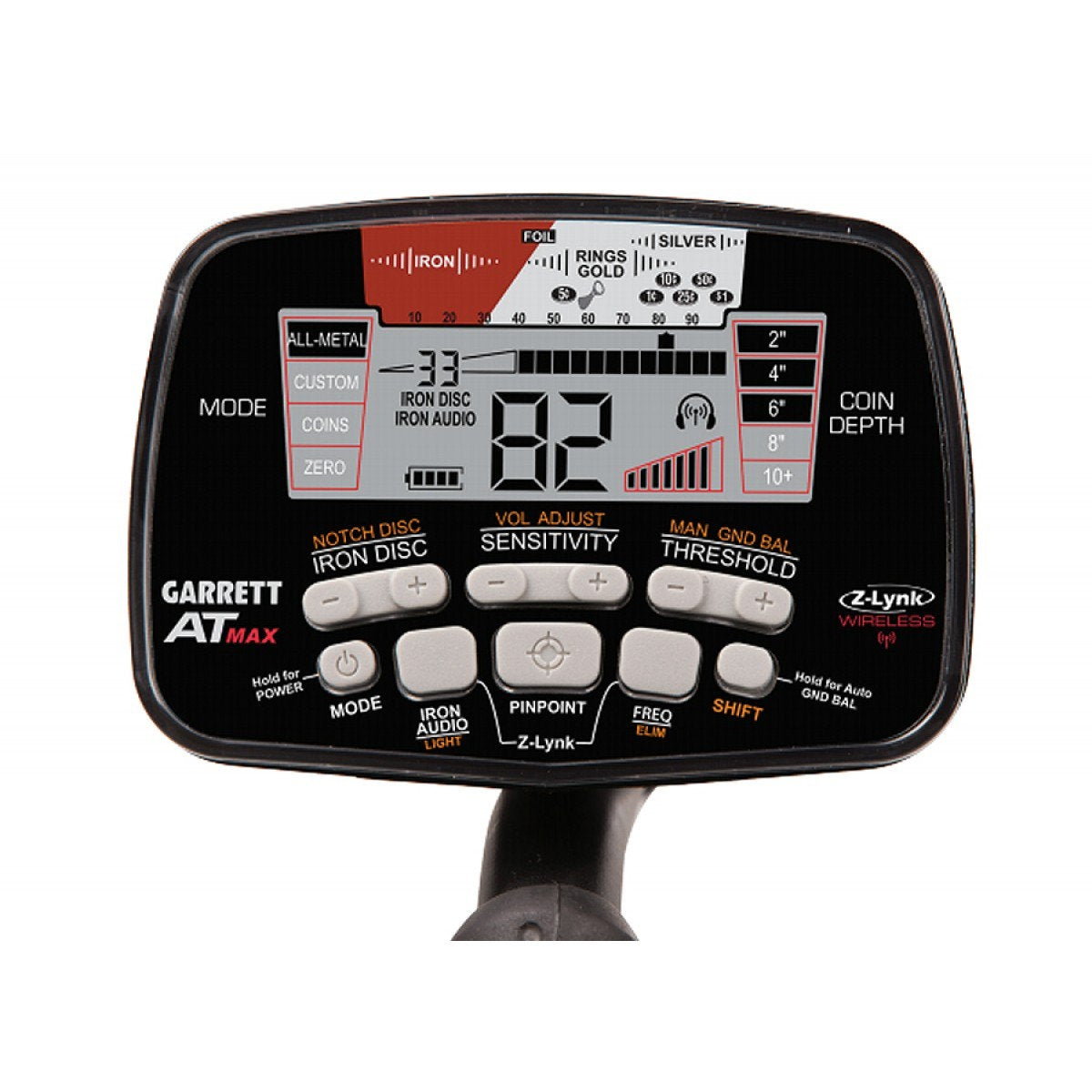 Garrett AT Max Metal Detector - Free shipping No Tax - Discounted Garrett Z-Lynk AT Pointer