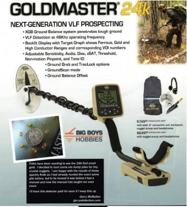Whites GoldMaster GMT 24K Metal Detector
