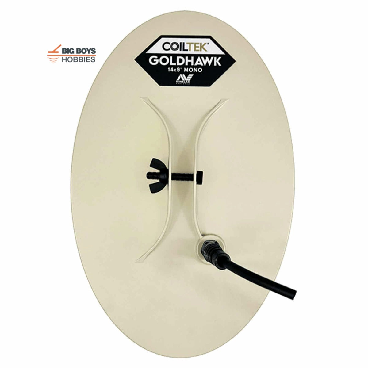 Coiltek Goldhawk 14″ x 9″ MONO Search Coil for Minelab GPX 6000