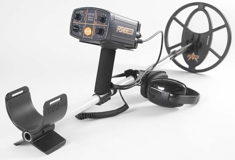 Fisher CZ-21 8" coil metal detector