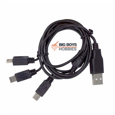 XP Deus Cable USB 3 Mini B Charge Headphone Remote and Search Coil