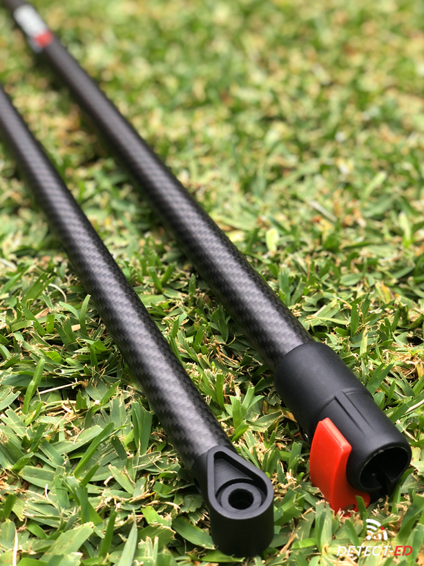 DETECTED LS Carbon Shaft (upper black or red) for Minelab Equinox