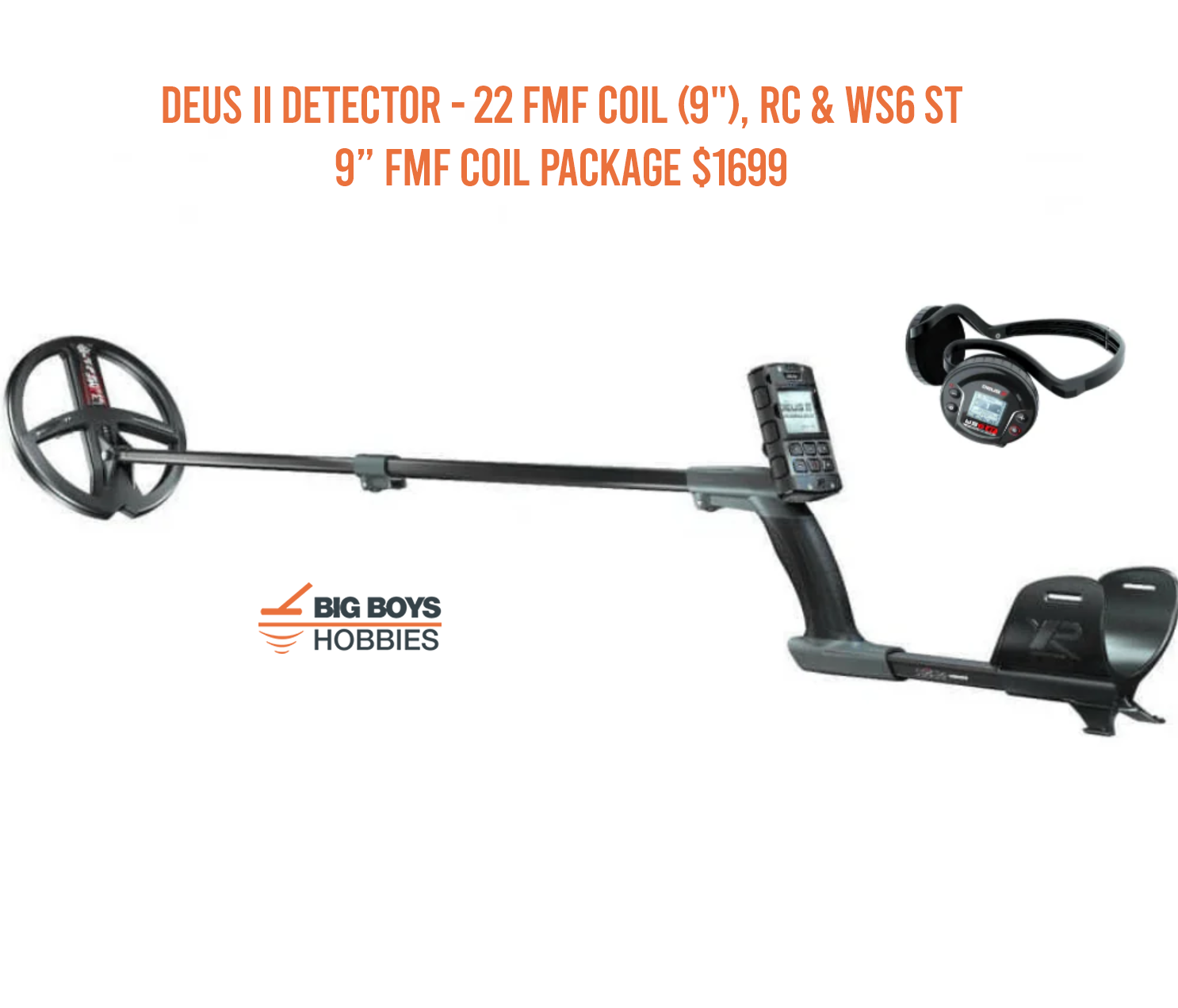 XP DEUS II -  WS-6 Stereo Package Metal Detector