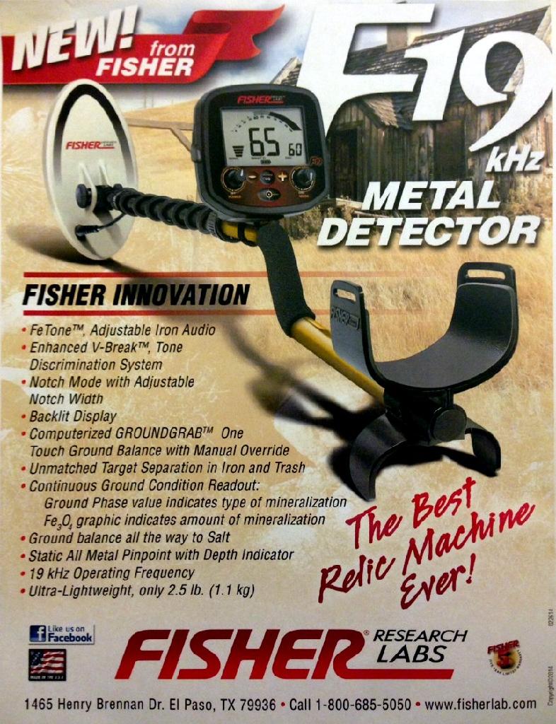 Fisher F19 Metal Detector