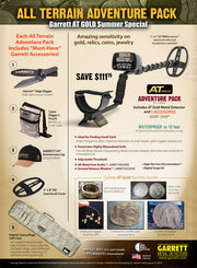 Garrett AT GOLD Adventure Pack