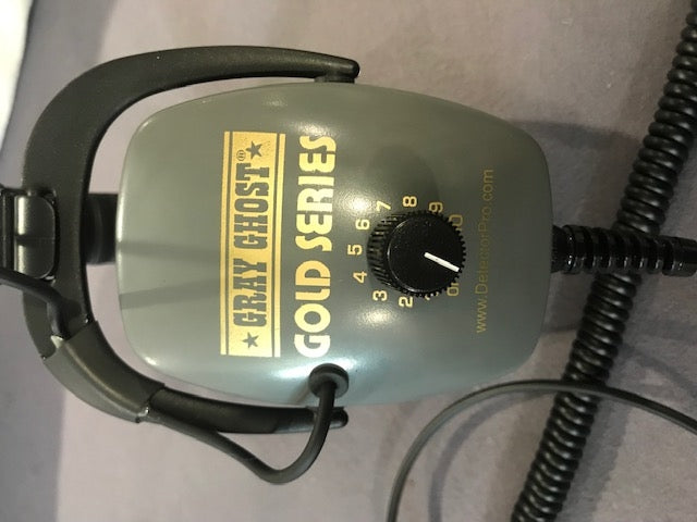 Gray Ghost Gold GM1000 Headphones for Minelab Gold Monster Equinox Detectors