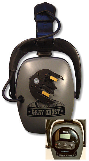 Gray Ghost XP DEUS Standard or Platinum Headphones