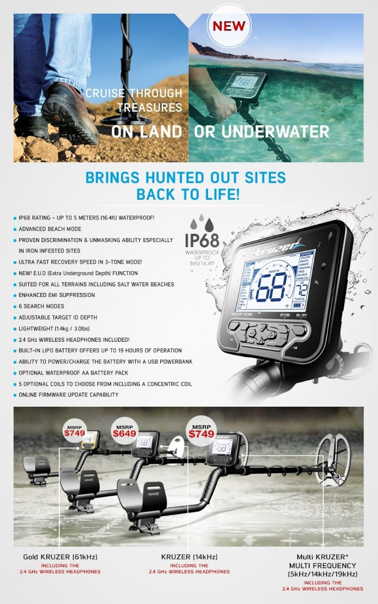 Makro Multi Kruzer Waterproof Metal Detector