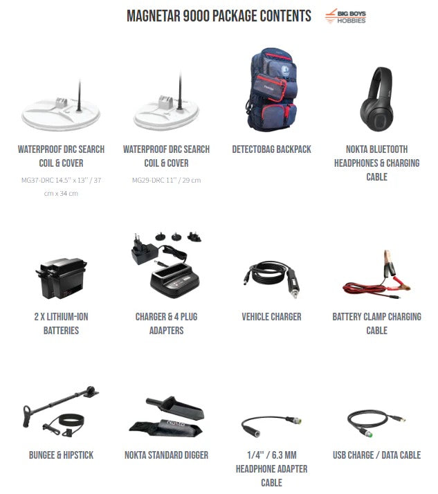 Nokta Magnetar 9000 Pulse Induction Metal Detector – Pre-Order / Reserve Your Spot