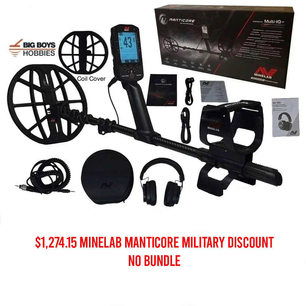 Minelab Manticore Metal Detector - Free Shipping & No Tax