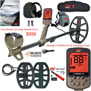 Minelab X-TERRA ELITE or EXPEDITION PACK - Free PRO-FIND 40 Pin Pointer, Minelab Carry Bag and Pouch!