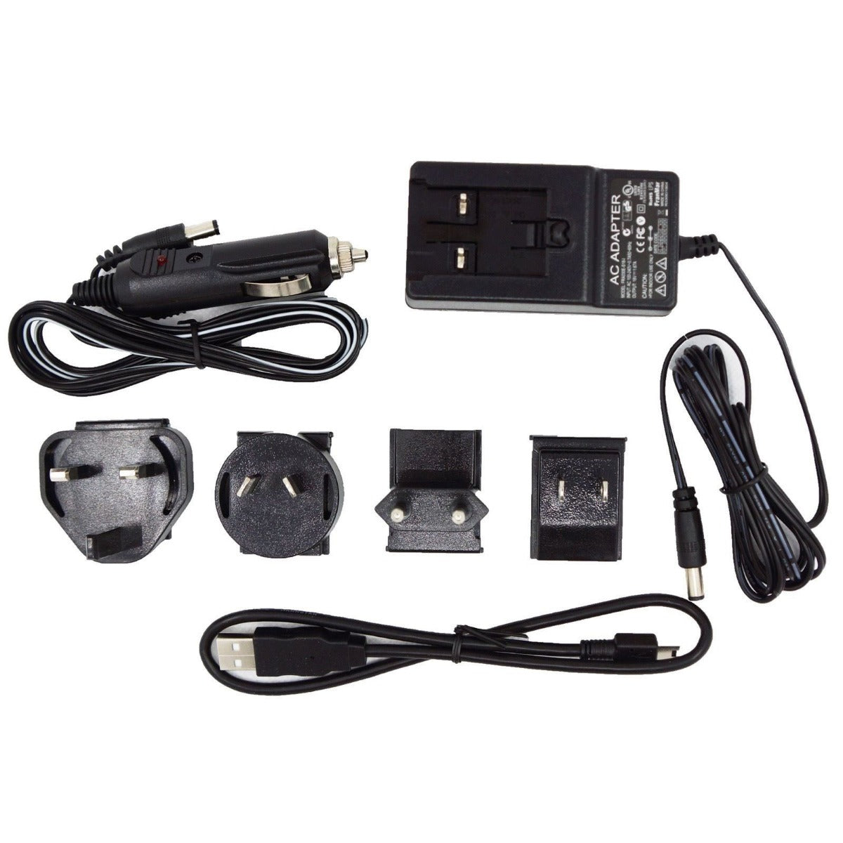 Minelab Charger Cables & Plug Pack for CTX 3030 & GPZ 7000