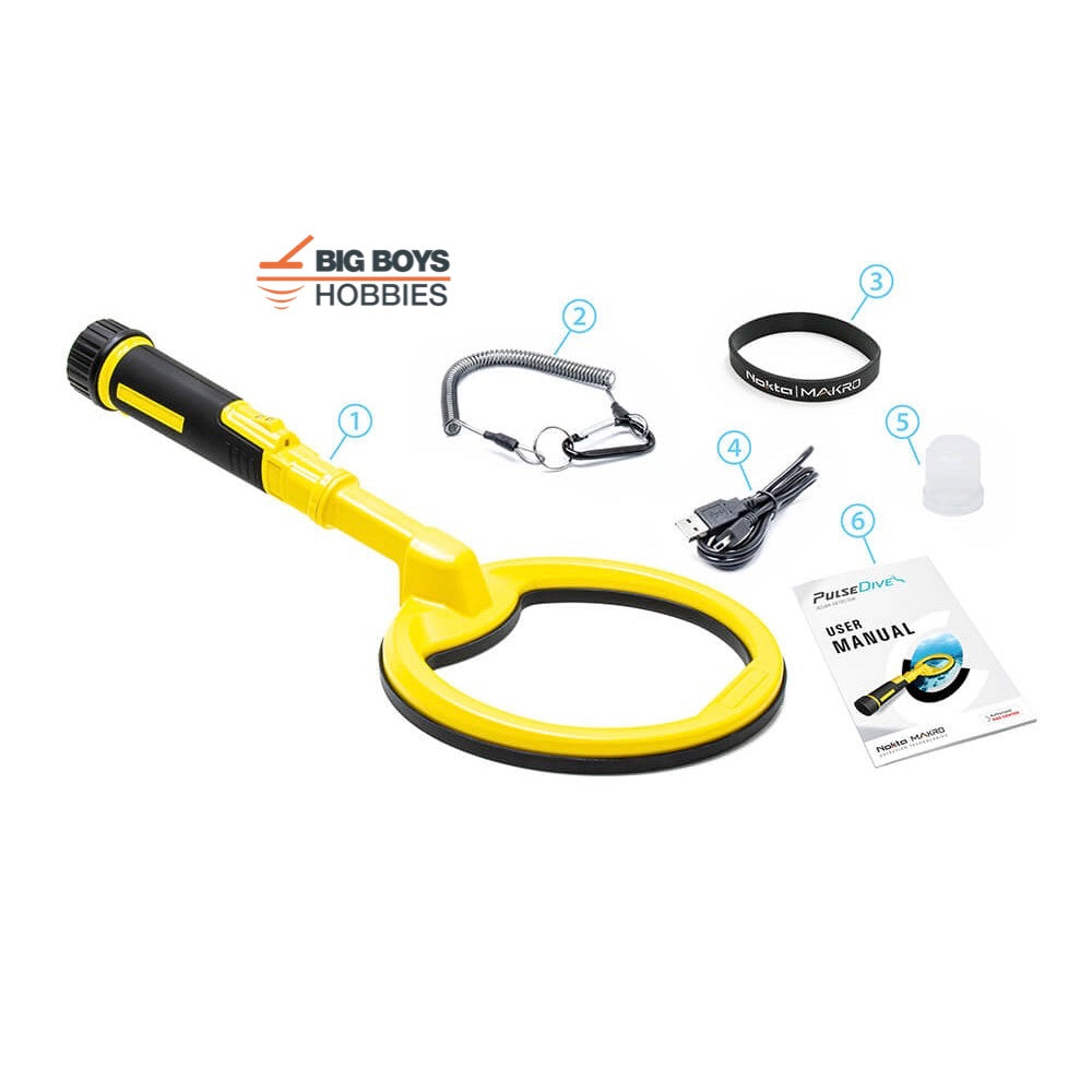 8" Coil Nokta Makro PulseDive Scuba Detector Yellow