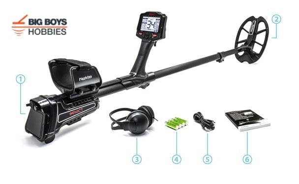 Nokta Impact Metal Detector Standard Package