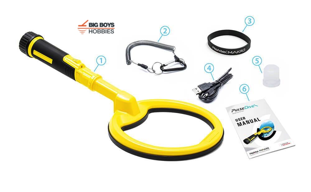 Nokta Makro 8″ Replaceable Scuba Coil for PulseDive Scuba Yellow and Black