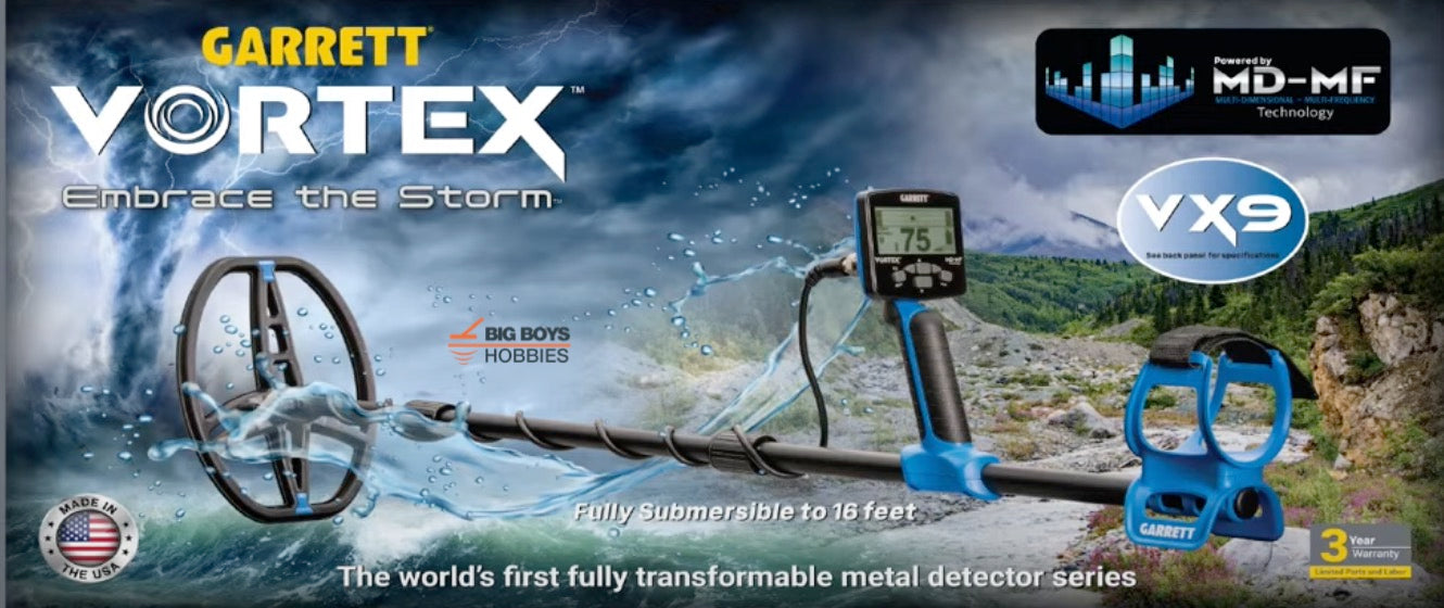 Garrett Vortex Metal Detector - Free Shipping No Tax!