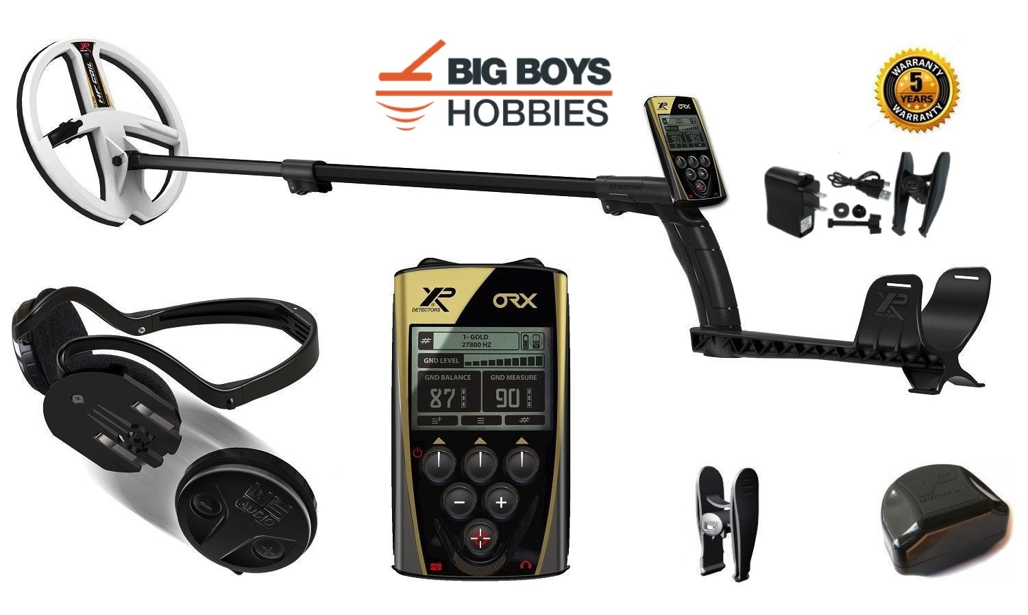 XP ORX with 9" Round High Frequency DD coil (for Coins and Relics or general detecting) with Wireless phones