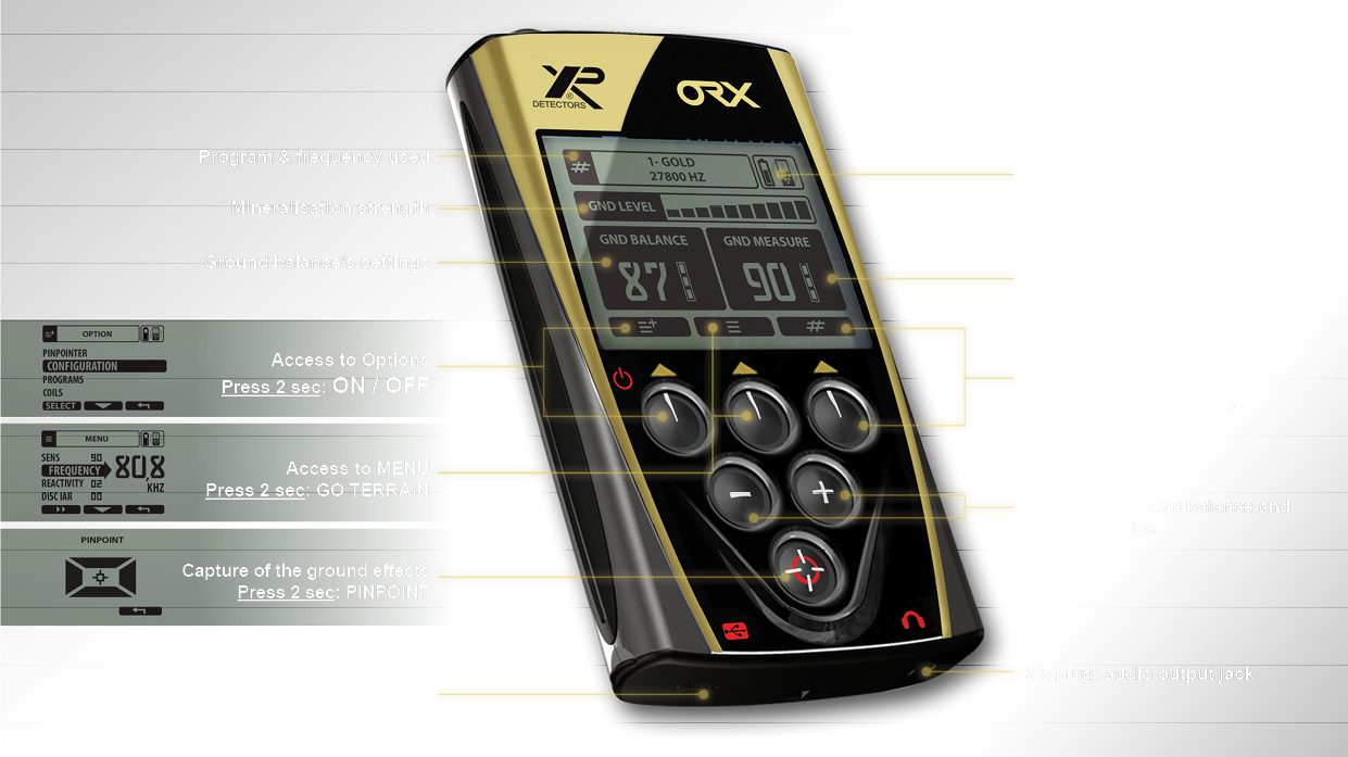 XP ORX Gold Prospecting Metal Detector
