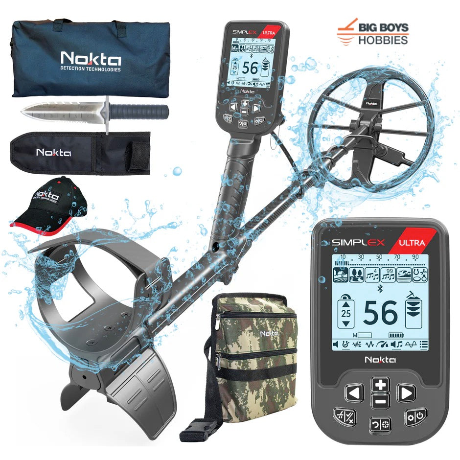 Nokta Simplex Ultra + Serious Beginner Pack Free shipping! No Tax!