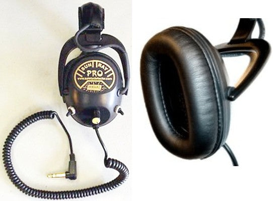 Sun Ray Pro Gold Metal Detector Headphones