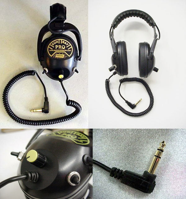 Sun Ray Pro Gold Metal Detector Headphones