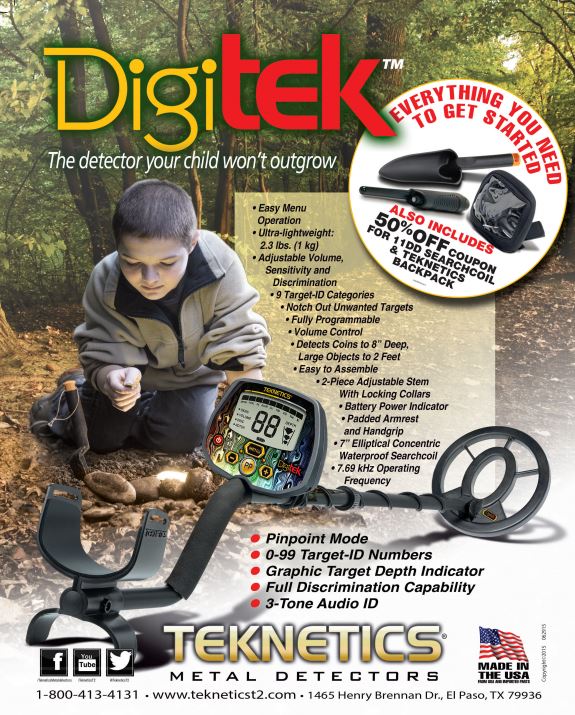 Teknetics Digitek Metal Detector