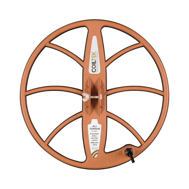 Coiltek 15" DD E-Trac Coil. Fits Safari, Quattro, SE Pro, and all Explorer series