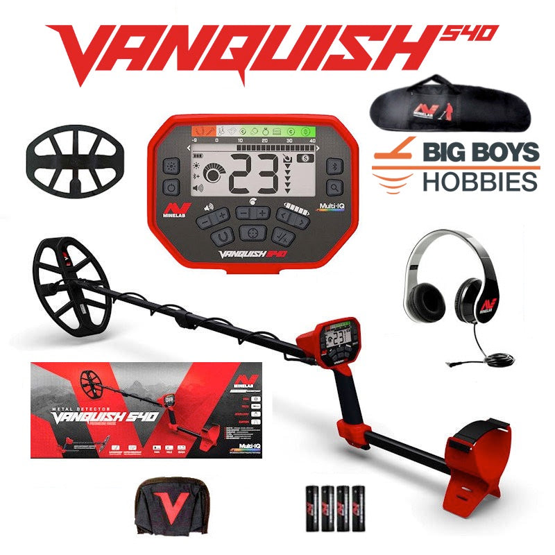 Minelab Vanquish 540 Metal Detector with free shipping no tax!