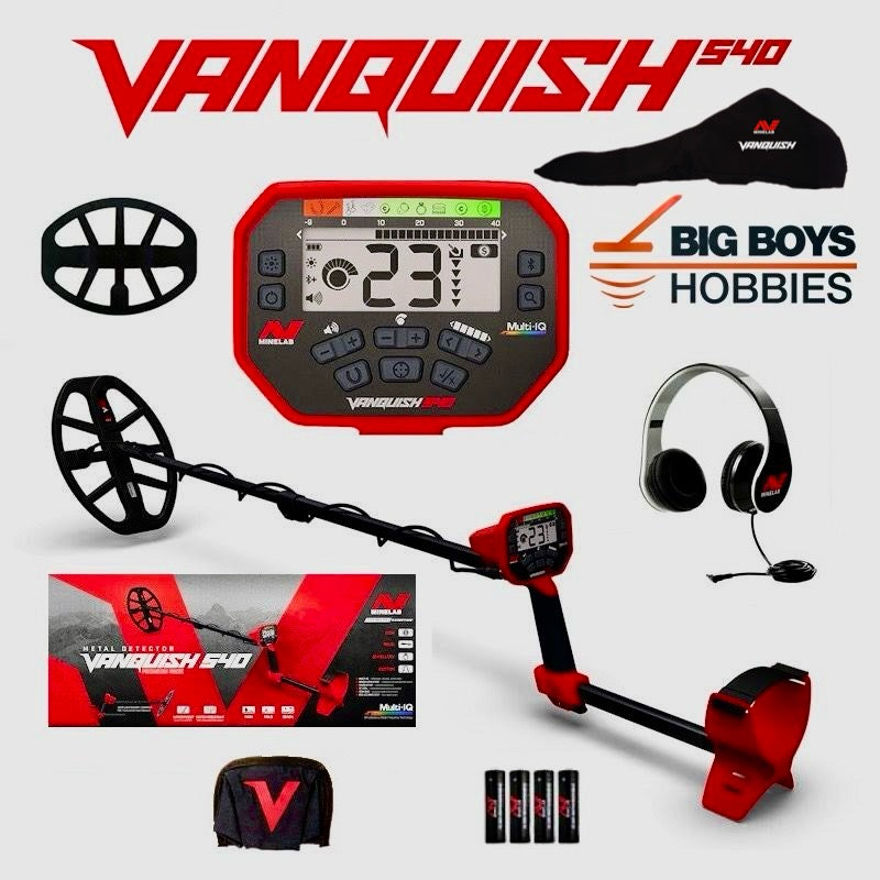 Minelab Vanquish 540 Metal Detector with free shipping no tax!