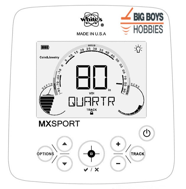 Whites MX Sport Metal Detector - Free Waterproof Headphones!