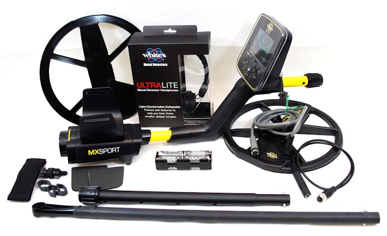 Whites MX Sport Metal Detector - Free Waterproof Headphones!
