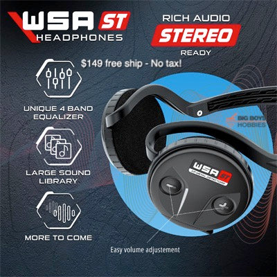 STEREO XP Wireless Headphones for DEUS II - WS6ST-WSAST-WSAXLST